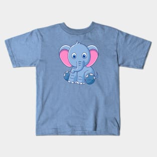 Cute Elephant - Baby Elephant Kids T-Shirt